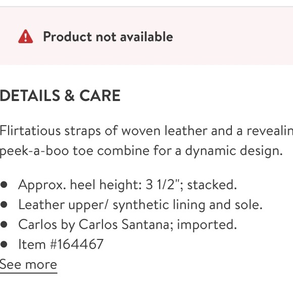 Carlos Santana metallic blue “BARREL” slingback - Picture 8 of 8